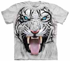 Tribal White Tiger T-Shirt