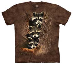 Three Raccoons T-Shirt