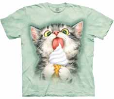 Ice Cream Cone Kitty T-Shirt