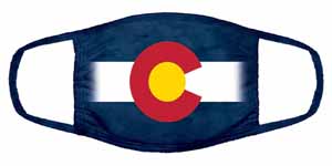 Colorado Flag Face Mask