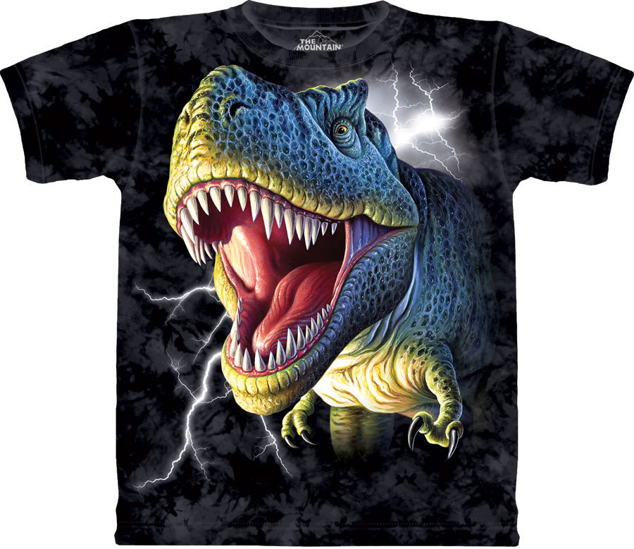 The Mountain Unisex Child Raptor Gang Dinosaur T Shirt