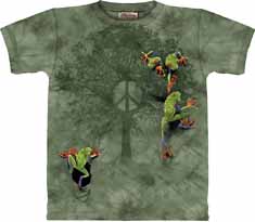 Peace Tree Frogs T-Shirt