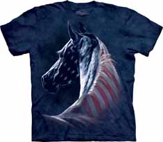 Patriotic Horse Head T-Shirt