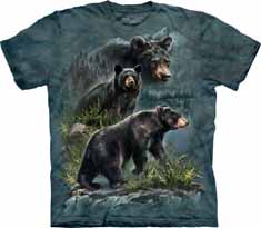 Three Black Bears T-Shirt