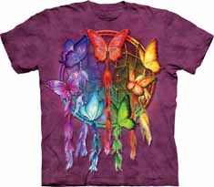 Rainbow Butterfly Dreamcatcher T-Shirt