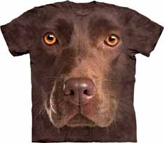 Chocolate Lab Face T-Shirt