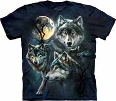 Moon Wolves Collage T-Shirt
